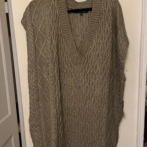 NWT Eloquii Long cable knit sweater vest 22/24